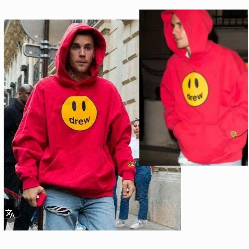 DREW HOUSE RED MASCOTT HOODIE - Men's size XXL